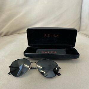 Ralph Lauren Black Aviators